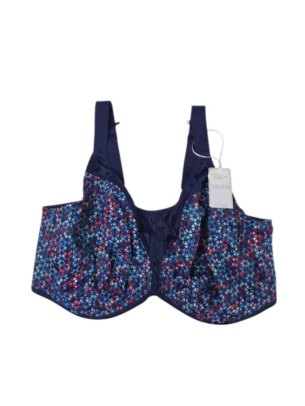 Elomi Energise Sports Bra, High Impact, Full Coverage, Underwire, Size 40J